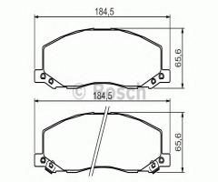 Bosch 0986494298 klocki hamulc. opel insignia  08-, opel insignia, saab 9-5 (ys3g)