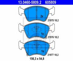 Ate 13.0460-5809 klocki hamulcowe toyota avensis 97-03 z akustycznym czujnikiem zużycia