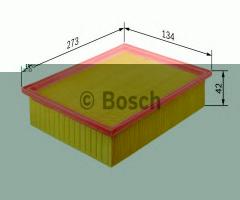 Bosch 1457429957 filtr powietrza audi 80 vw golf 1.6,passat 1.6, audi 80 (81, 85, b2)