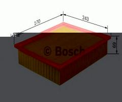 Bosch 1457433098 filtr powietrza peugeot, citroËn c4 i (lc_), peugeot 307 (3a/c)