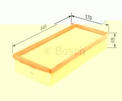 Bosch 1457433276 filtr powietrza mitsubishi carisma, mitsubishi carisma (da_), volvo s40 i (vs)