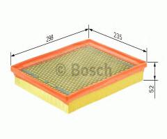 Bosch 1457433655 filtr powietrza saab 9-3 1,9tid8/04-, saab 9-3 kabriolet (ys3f)