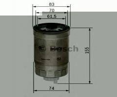 Bosch 1457434025 filtr paliwa fiat ducato vw 1.6d -88