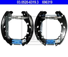 Ate 03.0520-6319 szczęki hamulcowe top kit ford fiesta 02-08, ford fiesta iv (ja_, jb_)