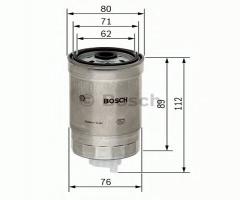 Bosch 1457434291 filtr paliwa renault volvo s40 1.9td 95-, mitsubishi carisma (da_)