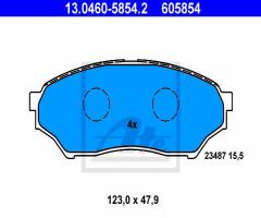 Ate 13.0460-5854 klocki hamulcowe mitsubishi pajero pinin 99-