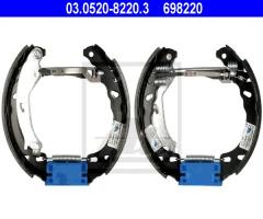 Ate 03.0520-8220 szczęki hamulcowe top kit fiat, fiat panda (169), ford ka (ru8)