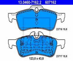 Ate 13.0460-7162 klocki hamulcowe mini cooper,one 00-06 tył, mini mini (r50, r53)