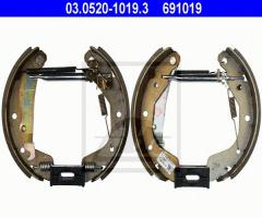 Ate 03.0520-1019 szczęki hamulcowe top kit opel, opel astra f hatchback (53_, 54_, 58_, 59_)