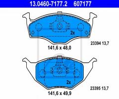 Ate 13.0460-7177 klocki hamulcowe vw lupo 99-05, vw lupo (6x1, 6e1)