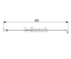 Bosch 1987473005 czujnik klock. hamulc. bmw 5 e61 kombi 04-10 ty, bmw 5 (e61) touring 