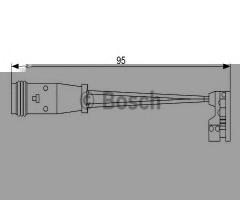 Bosch 1987473006 czujnik klock. hamulc. mercedes, mercedes-benz klasa g (w463)