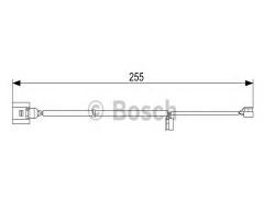 Bosch 1987473013 czujnik klock. hamulc. vw touareg 02-10 tył, audi q7 (4l), porsche cayenne (955)