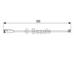 Bosch 1987473033 czujnik klock. hamulc. opel astra h przód, tył, opel astra h kombi (l35)