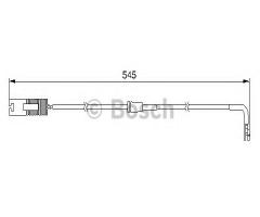 Bosch 1987474940 czujnik klock. hamulc. bmw 5 e39 tył, alpina roadster (z8), bmw 5 (e39)