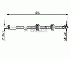 Bosch 1987476360 przewód hamulcowy giętki bmw, bmw 3 (e91) touring 