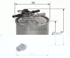 Bosch f026402019 filtr paliwa dacia, dacia logan (ls_), renault logan i (ls_)