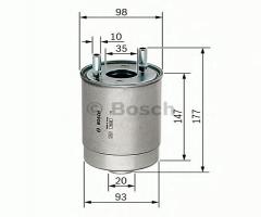 Bosch f026402067 filtr paliwa renault, renault megane iii grandtour (kz0/1)