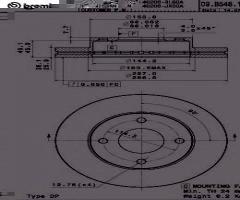Brembo 09.b548.10 tarcza hamulc. nissan nv200  10- przód, nissan nv200 evalia