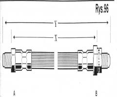Cd 287 przewód hamulcowy giętki *ford, ford mondeo ii (bap)