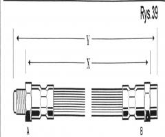 Cd 457 przewód hamulcowy giętki *vw, vw golf i (17)