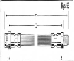Cd 960 przewód hamulcowy giętki *peugeot, peugeot 405 i (15b)