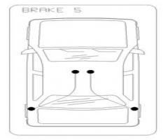 Cofle 10.415 linka hamulca ręcznego bmw 5 e28  81-87, bmw 5 (e28)