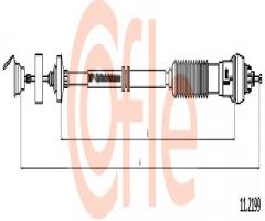 Cofle 11.2199 linka sprzęgła citroen, citroËn berlingo nadwozie pełne (m_)
