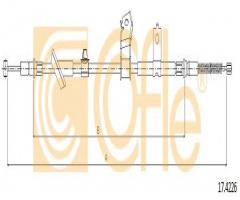 Cofle 17.4226 linka hamulca ręcznego honda, honda jazz ii (gd)