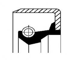 Corteco 01002633 uszczelniacz 55x70x8
