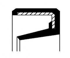 Corteco 01014229 uszczelniacz 120x165x10/14,8