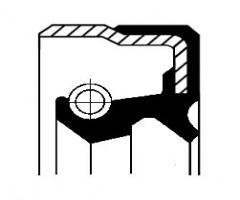 Corteco 01019480 uszczelniacz 75x95x10, mercedes-benz sprinter 4-t nadwozie pełne (904)