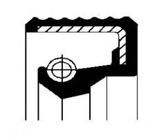 Corteco 01027786 uszczelniacz 28x38x7 ciśnieniowy