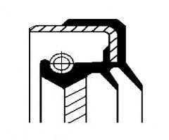 Corteco 01027965 uszczelniacz 85x140x13/17