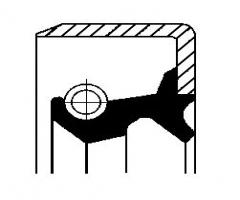 Corteco 01030356 uszczelniacz 50x60x8