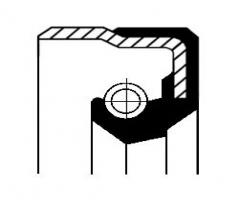 Corteco 01030362 uszczelniacz 26x38/f166x8,5/17,7 ciśnieniowy