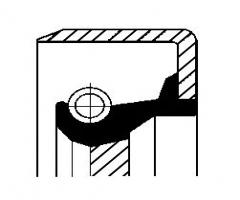 Corteco 01033113 uszczelniacz 108x130x12