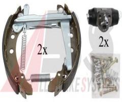 A.b.s. 111410 szczęki hamulc.+cylinderki (zestaw) vw polo, vw polo (86c, 80)