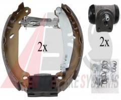 A.b.s. 111415 szczęki hamulc.+cylinderki (zestaw) peugeot 206, peugeot 206 hatchback (2a/c)