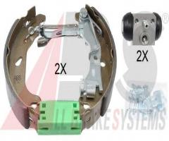 A.b.s. 111447 szczęki hamulc.+cylinderki (zestaw) fiat punto, fiat punto (188)