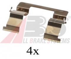 A.b.s. 1605q zestaw montażowy klocków mazda 6 gg gy przód kpl, mazda 6 hatchback (gg)