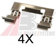 A.b.s. 1715q zest. montażowy klocków hamulc. nissan maxima, ford ranger (es, et), mazda b-serie (un)