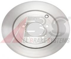 A.b.s. 18264 tarcza hamulc. mitsubishi lancer evo  08- tył, mitsubishi lancer sedan (cy/z_a)