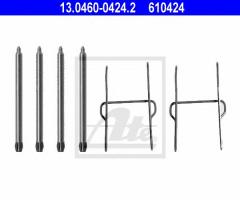Ate 13.0460-0424 zestaw montażowy klocków hamulcowych peugeot, citroËn ax (za-_)