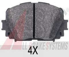 A.b.s. 35015 klocki hamulc. toyota yaris  06-, toyota yaris (nhp13_, nsp13_, ncp13_, ksp13_, nlp13_)