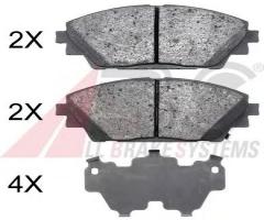 A.b.s. 35022 klocki hamulc. mazda 3  13- przód, mazda 3 (bm)