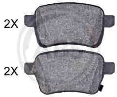 A.b.s. 35079 klocki hamulc. opel corsa e  14- tył, opel corsa e