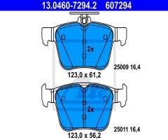 Ate 13.0460-7294 klocki hamulc. vw golf vii  12- tył, audi a3 (8v1), seat leon sc (5f5)