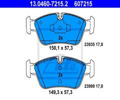 Ate 13.0460-7215 klocki hamulcowe bmw 3 e90 05-, bmw 1 (e81)