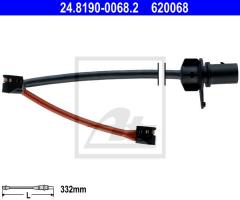 Ate 24.8190-0068 czujnik klock. hamulc. audi q5  09- przód, audi a7 sportback (4ga, 4gf)